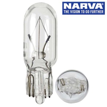 Narva 47287 - 12V 1.7W T-6.5mm Wedge Globes (Box of 10)